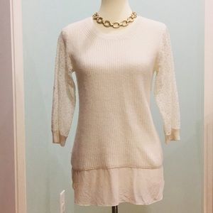 Club Monaco • Mixed Media Sweater